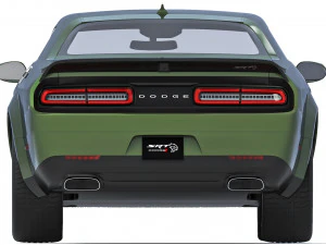 Dodge Challenger SRT Hellcat Red Eye 2021 3D Model