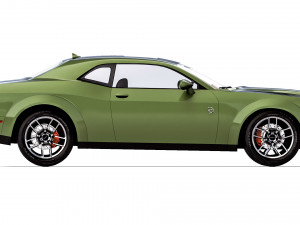 Dodge Challenger SRT Hellcat Red Eye 2021 3D 모델