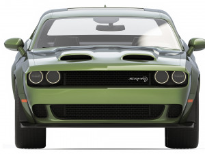 Dodge Challenger SRT Hellcat Red Eye 2021 3D 모델