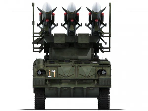 2K12 Kub SA-6 Gainful 1967 3D Model