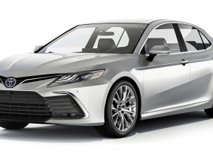 Toyota Camry Hybrid SE 2021 3D Model