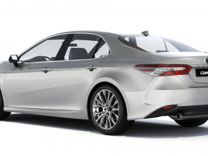 Toyota Camry Hybrid SE 2021 3D Model