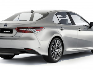Toyota Camry Hybrid SE 2021 3D Model
