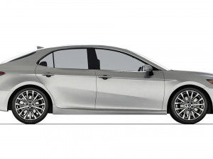 Toyota Camry Hybrid SE 2021 3D Model