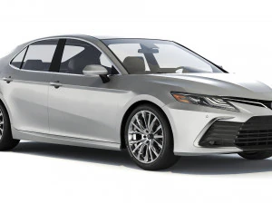 Toyota Camry Hybrid SE 2021 3D Model