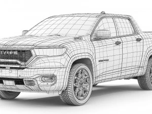 RAM Rampage Rebel 2024 3D Model