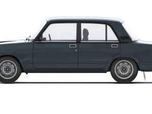 VAZ Lada 2107 1982 3D Model