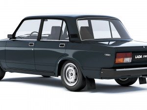 VAZ Lada 2107 1982 3D Model