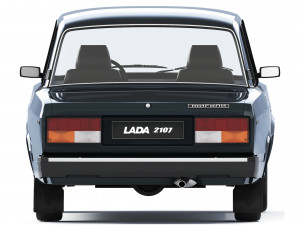 VAZ Lada 2107 1982 3D Model