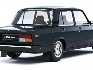 VAZ Lada 2107 1982 3D Model
