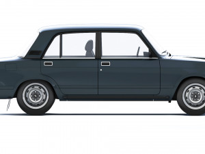 VAZ Lada 2107 1982 3D Model