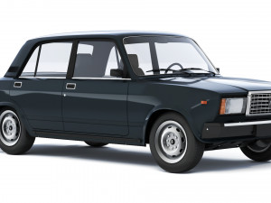 VAZ Lada 2107 1982 3D Model
