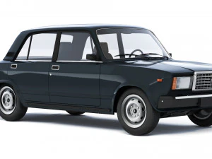 VAZ Lada 2107 1982 3D Model
