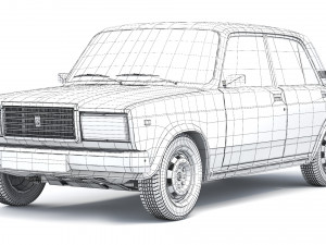 VAZ Lada 2107 1982 3D Model