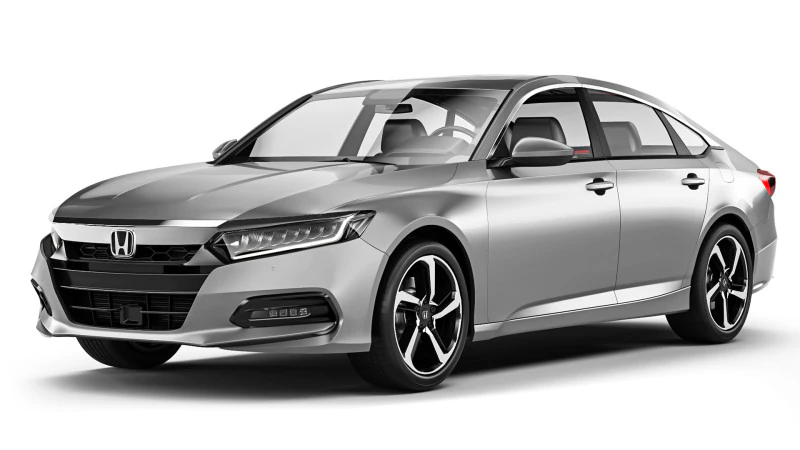Honda Accord Sport 20T 2018 3D Model .c4d .max .obj .3ds .fbx .stl .blend 