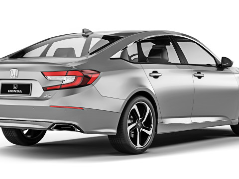 Honda Accord Sport 20T 2018 3D Model