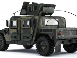 HMMWV M1165A1 2015 3D Model