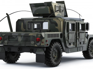 HMMWV M1165A1 2015 3D Model