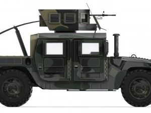 HMMWV M1165A1 2015 3D Model