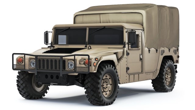 HMMWV M1038 2010 3D Model .c4d .max .obj .3ds .fbx .stl .blend 