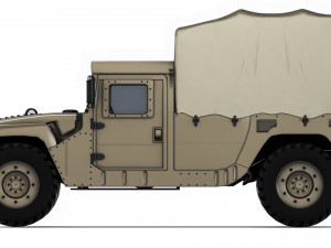 HMMWV M1038 2010 3D Model