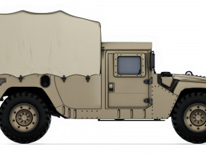 HMMWV M1038 2010 3D Model