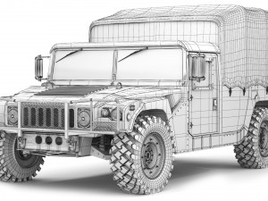 HMMWV M1038 2010 3D Model