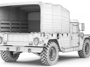 HMMWV M1038 2010 3D Model