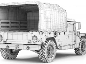 HMMWV M1038 2010 3D Model