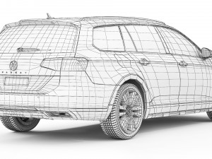 Volkswagen Passat Alltrack B8 FL 2020 Model 3D