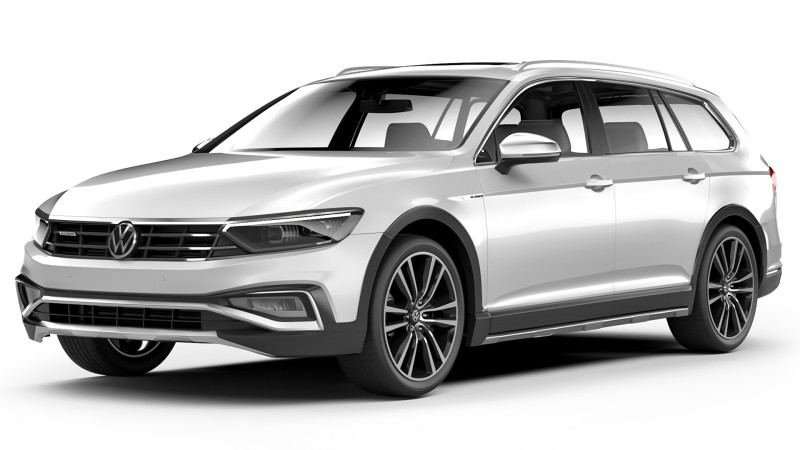 Volkswagen Passat Alltrack B8 FL 2020 Model 3D .c4d .max .obj .3ds .fbx .stl .blend