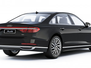 Audi A8L 2018 3D 모델
