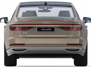 Audi A8 2018 3D Model