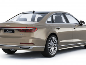 Audi A8 2018 3D Model