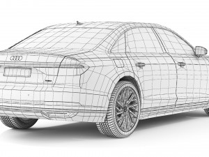 Audi A8 2018 3D Model