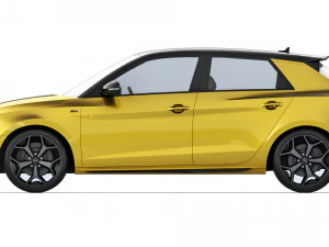 Audi A1 S-Line 2019 3D Model