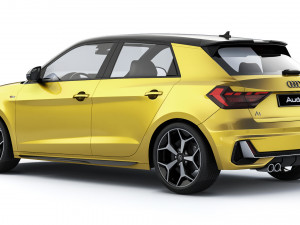 Audi A1 S-Line 2019 3D-Modell
