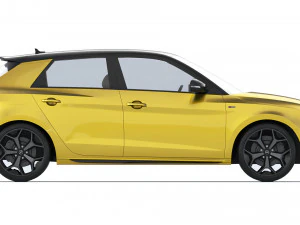 Audi A1 S-Line 2019 3D Model
