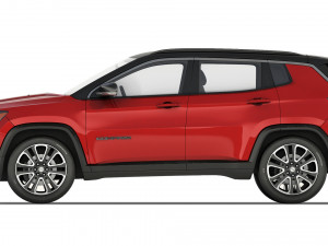 Jeep Compass 2020 3D 모델