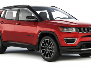 Jeep Compass 2020 3D 모델