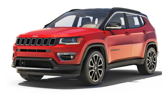 Jeep Compass 2020 3D 모델 .c4d .max .obj .3ds .fbx .stl .blend