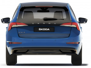 Skoda Scala 2019 3D 모델