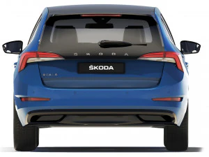Skoda Scala 2019 3D Model