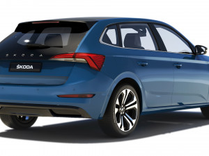 Skoda Scala 2019 3D 모델