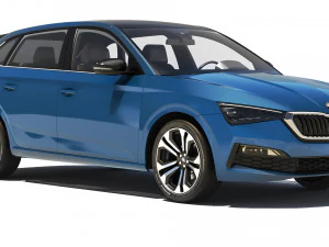 Skoda Scala 2019 3D Model