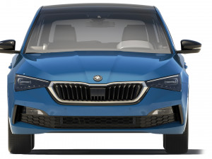 Skoda Scala 2019 3D 모델