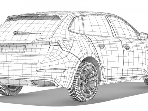 Skoda Scala 2019 3D Model