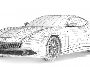 Ferrari Roma 2020 3Dモデル