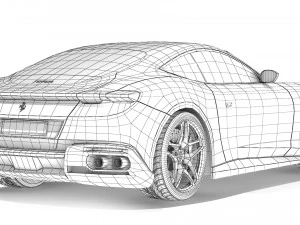 Ferrari Roma 2020 3D Model