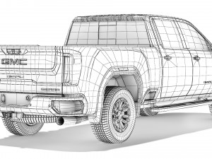 GMC Sierra 2500HD Denali 2020 3D Model